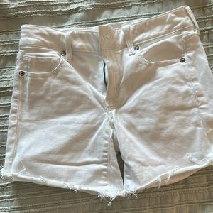 White Jean American Eagle Shorts